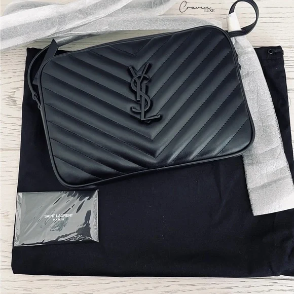 ❌❌SOLD❌❌ New Saint Laurent Lou Camera Bag Black - Picture 9 of 10